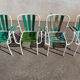 Salon de jardin métal/bois vintage