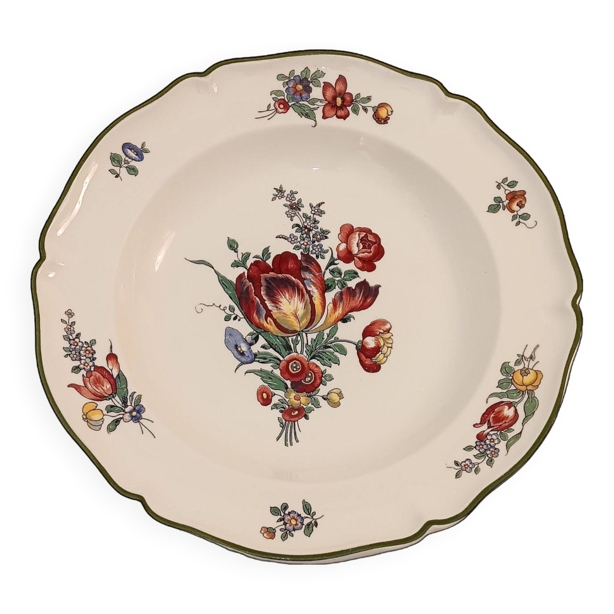 Villeroy & Bosch soup plate - Tulip and flowers