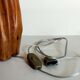 Free-form solid wood pose lamp in 1950s
