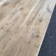 Large extendable farmhouse dining table stripped in solid oak 200-300cm