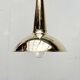 Danish mid-century brass cone pendant lamps, 1950s, set of 2.