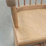 Wooden rocking chair 60's