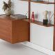 Teak bookcase PS System, Danish design, 1960s, manufactured by Randers Møbe