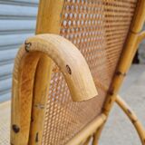 Rattan rocking-chair chair