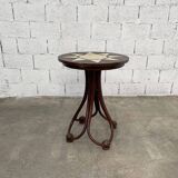 Thonet beech pedestal table from the 1900s