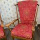 Paire fauteuils Baumann éventail