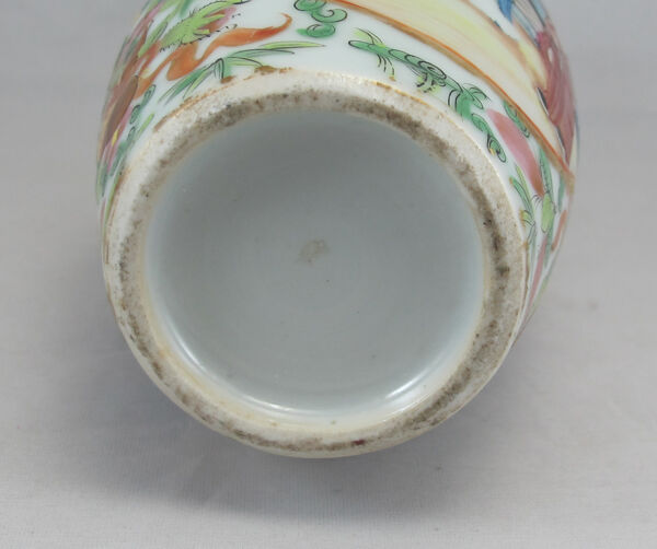 Ancien vase chinois famille rose Chine 19è siècle