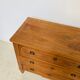 Old inlaid chest of drawers Louis XVI 3 drawers 19th