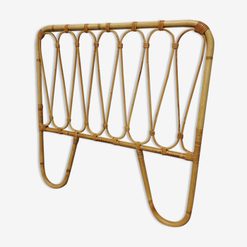 Vintage rattan headboard