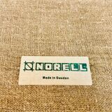 Mid-century modern Arne Norell Swedish burgundy leather sofa – 1960s