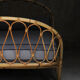Daybed rotin Louis Sognot 1960