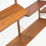 Royal System teak wall unit by Poul Cadovius