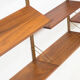 Royal System teak wall unit by Poul Cadovius