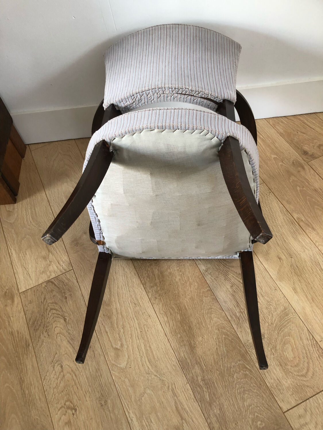 Vintage bridge armchair
