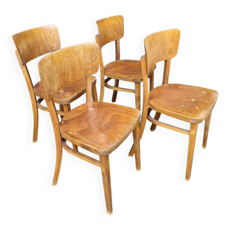 Thonet bistro chairs, Czechoslovakia