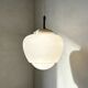 1960s Czech opaline pendant light by Napako