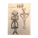 Drawing Sculptures Burkina
