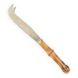 Bamboo handle cheese knife