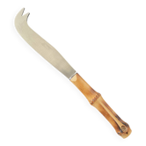 Bamboo handle cheese knife