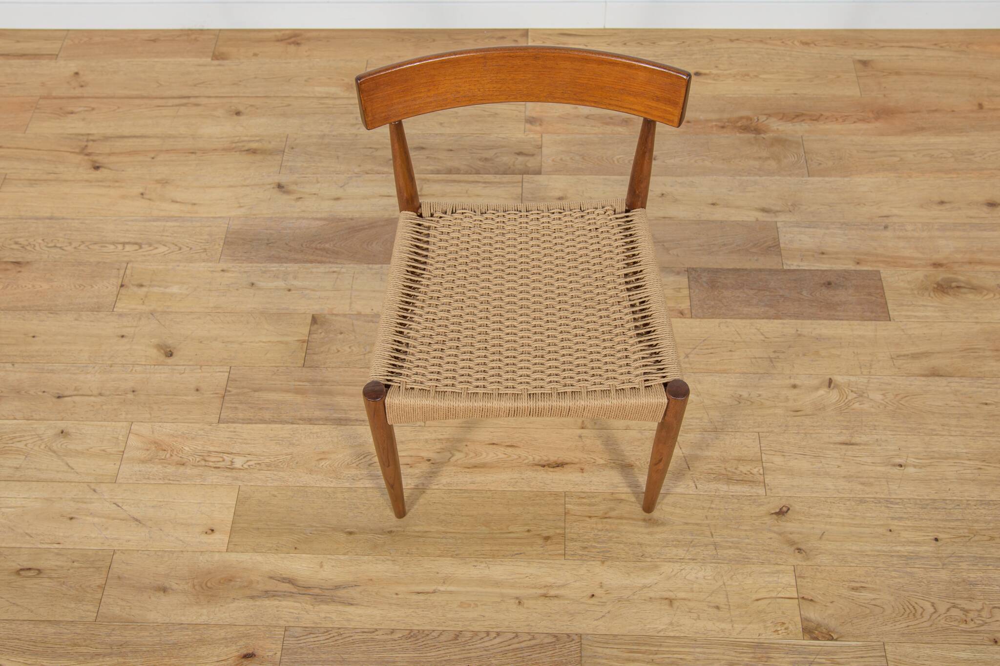 Mid-Century Modern Dining Chairs by Arne Hovmand-Olsen for Mogens Kold, 1960s, Set of 8