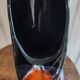 Flamed ceramic pitcher vase 1960