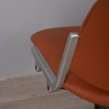 Vintage 1960s desk chair "dsc 106" design by g piretti for anonima castelli