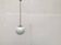 Mid-Century German Glass and Metal Ball Pendant