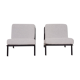 Set of 2 Alf Svensson for DUX model 013 lounge chairs, Sweden 1960's