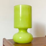 Blown glass mushroom lamp