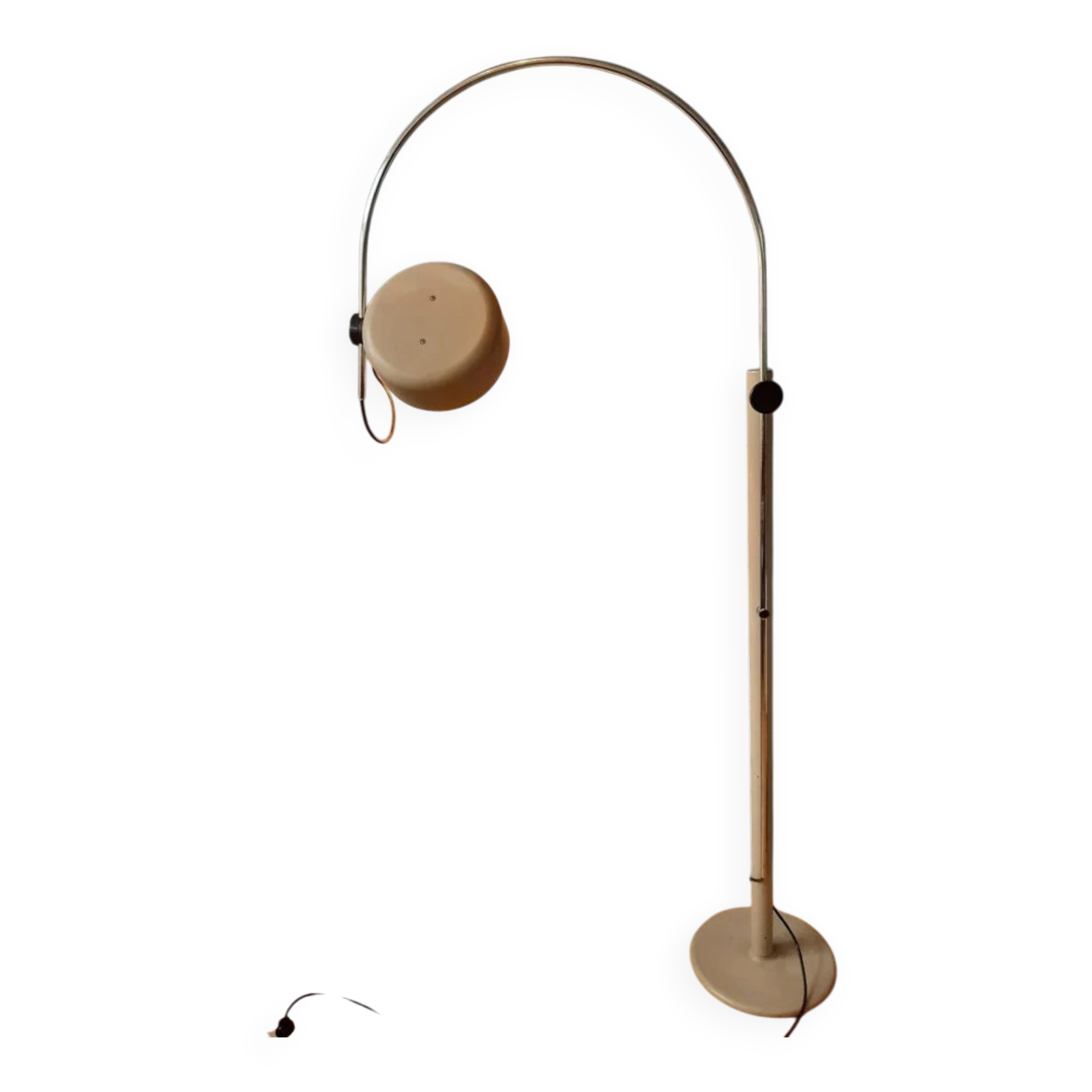 Lampadaire vintage Mid-Century à arc par Kaiser Idell/Kaiser Leuchten