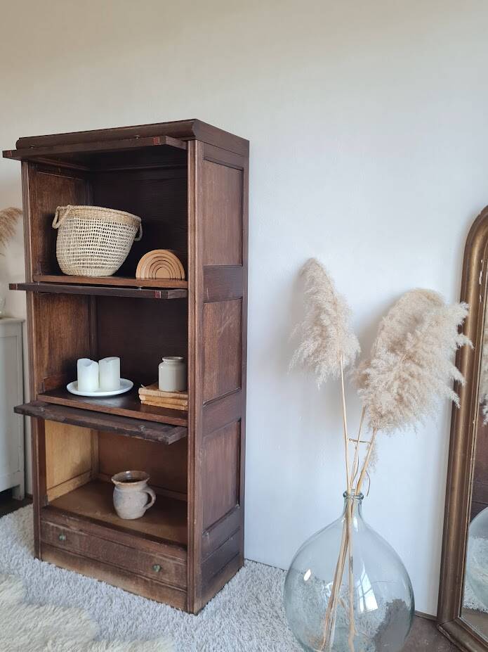Trade furniture - Pharmacy display cabinet circa the 1960s