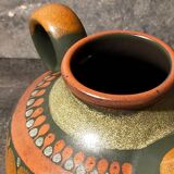 Ceramic teapot kmk manuell west-germany 70s, lima décor