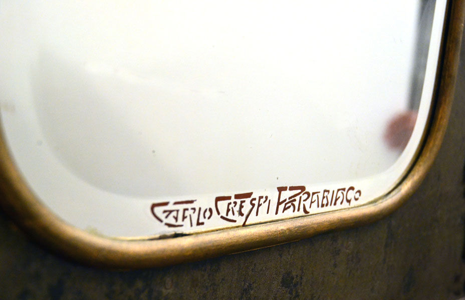 Iron cabinet by Carlo Crespi Parabiago for Carlo Crespi Parabiago, 1940s