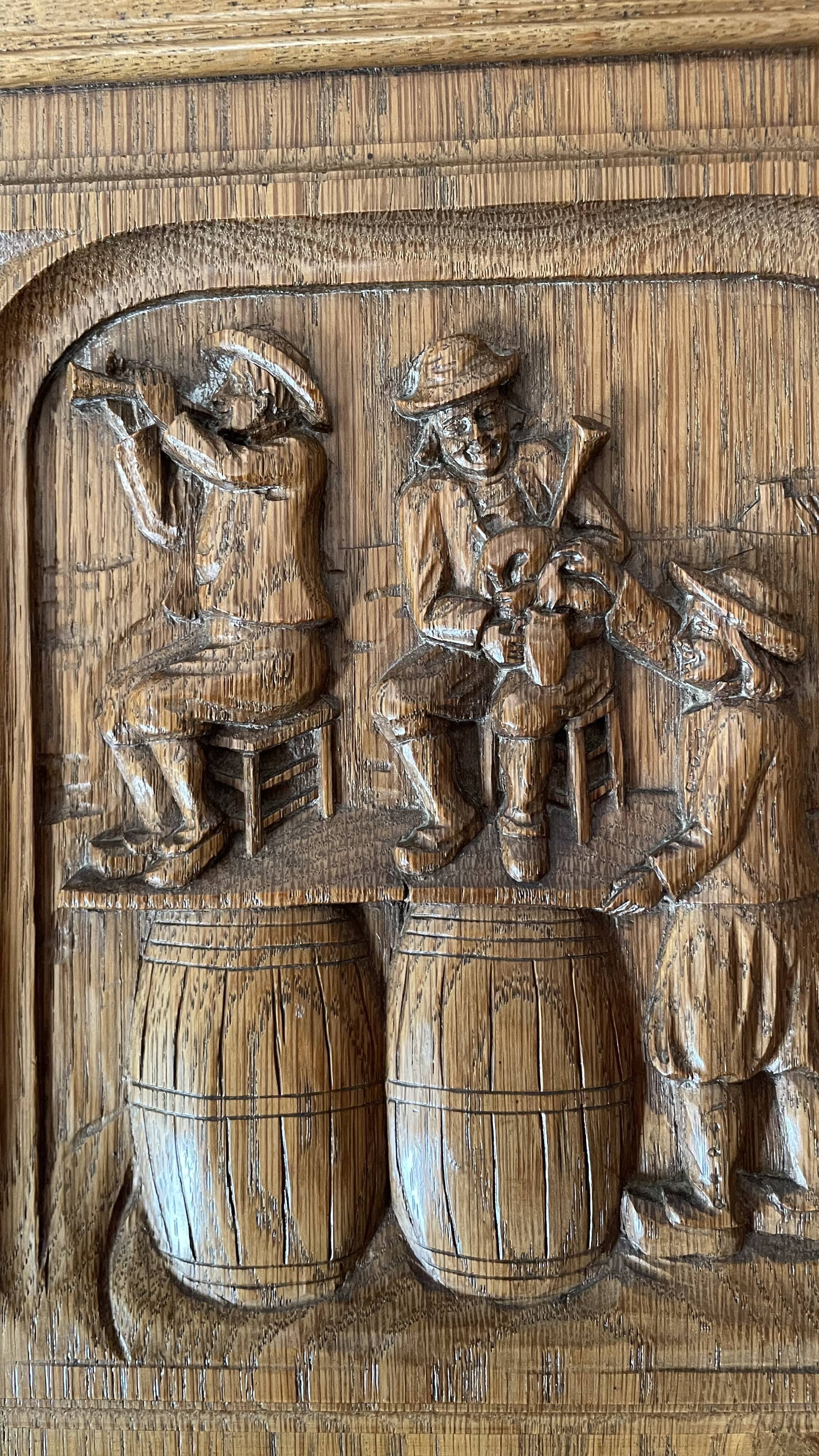 Superb Breton buffet finely carved