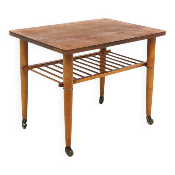 Table d'appoint scandinave en teck, Suède, 1950
