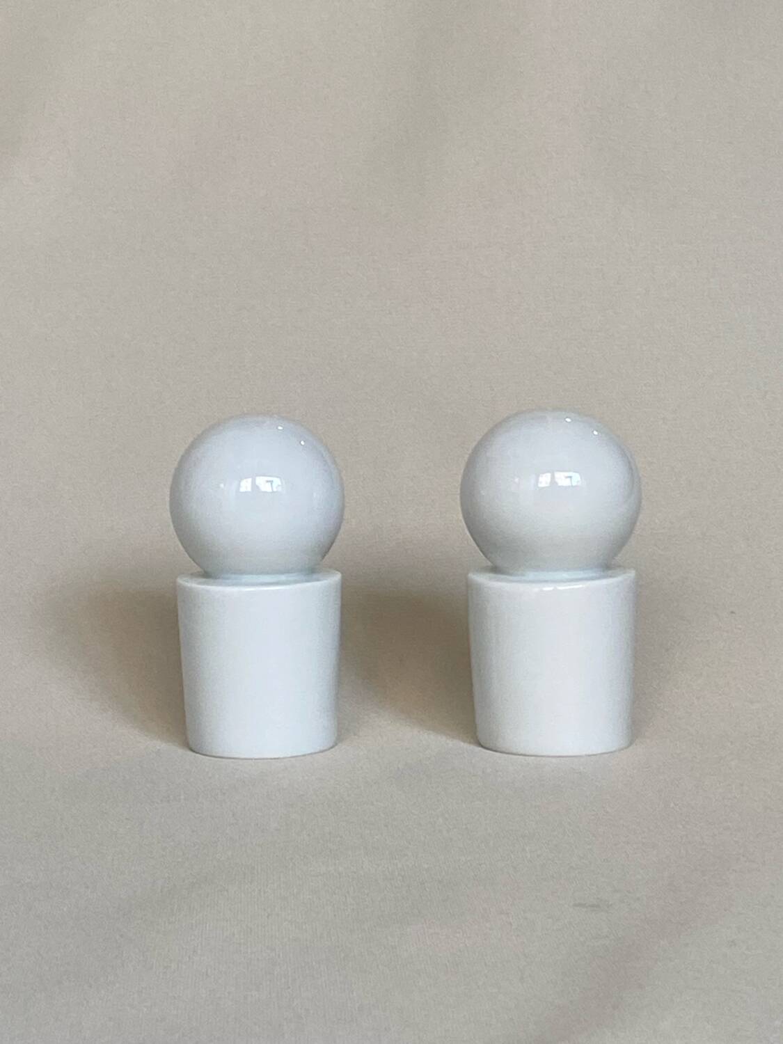 Postmodern rosenthal salt and pepper mills