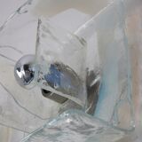Italian Murano Glass Wall Lamps by Carlo Nason for Mazzega, 1970s, Set of 2