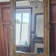 Large gilded mirror from the 19th century.