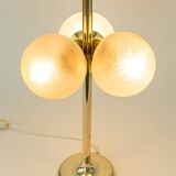 Pair of large brass table lamps by Kaiser, Germany, 1970s.