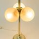 Pair of large brass table lamps by Kaiser, Germany, 1970s.