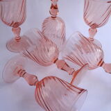 6 Luminarc Rosaline red wine glasses