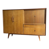 Highboard, living room furniture teak 60s vintage Danish