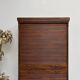 Armoire à rideaux en chêne massif, circa 1930
