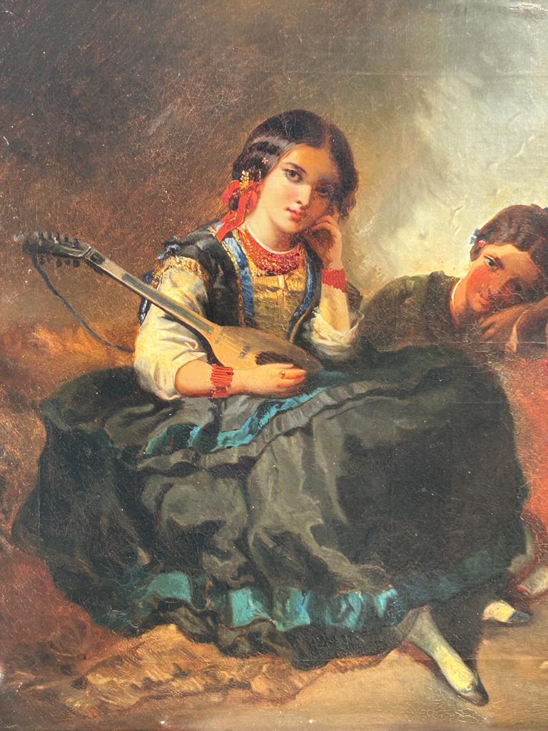 Painting - Painting on canvas orientalist late nineteenth century