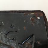 Antique enamelled plate 1900