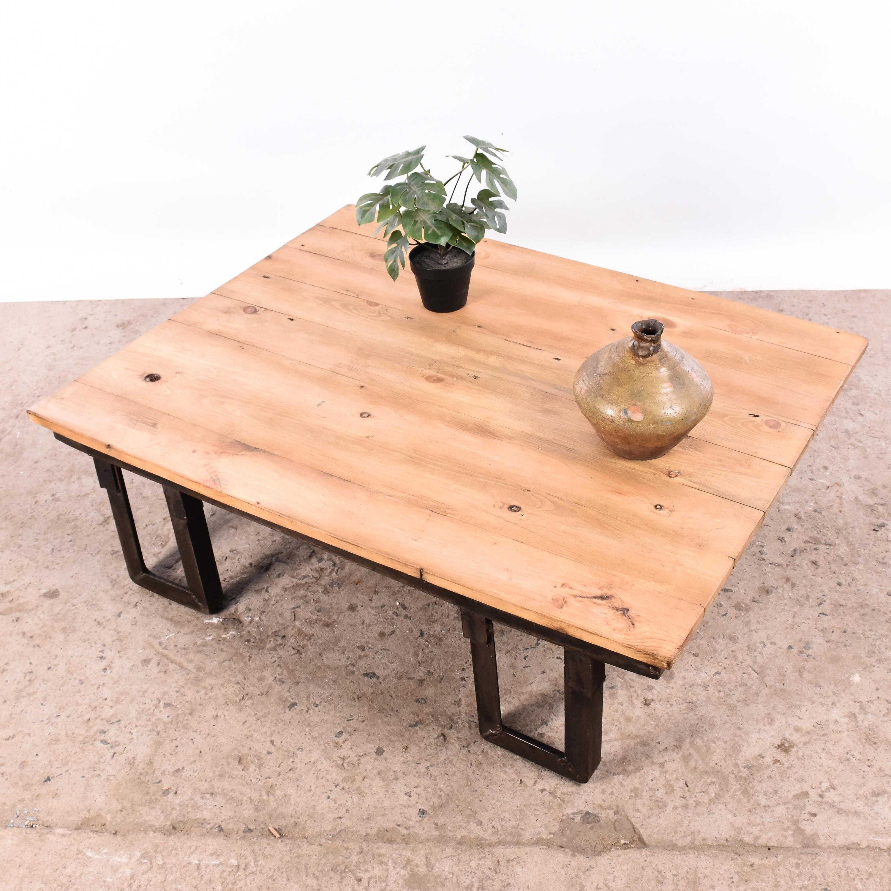Industrial coffee table