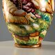 Ancient amphora in majolica, Taccini manufacture, Italy, 20th century.