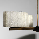 Pendant chandelier 1960 Arlus