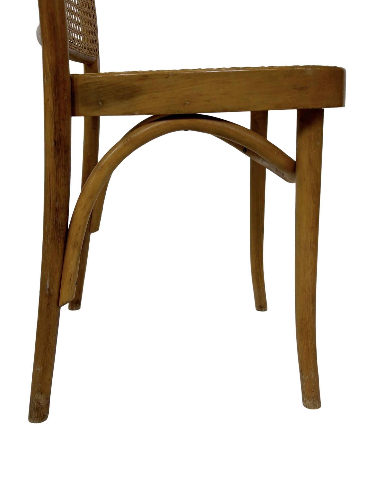 Ensemble de 4 chaises vintage Prague ou 811, FMG Pologne, Thonet Josef Hoffmann Design