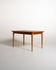 Scandinavian extendable teak and beech dining table, 1950s-60s